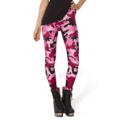 Women's Digital Print Stretchy Ankle Leggings Tights