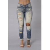 Low Rise Distressed Stylish Jeans