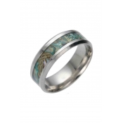 Stylish Titanium Steel Concise Style Ring