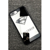 Fashion Superman Mark Printed Soft Case for iPhone