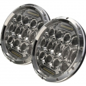 7 Inch 75W LED Headlight for Jeep Wrangler Hi/Lo Beam with DRL Projection Headlights Cree LED Pack of 2