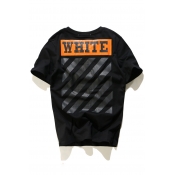 Hot Fashion Loose Street Letter Printed Round Neck Short Sleeve T-Shirt