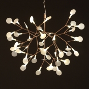 LED Wire Branch Structure Chandelier, 45 Lights