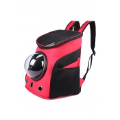 New Collection Color Block Space Capsule Outdoor Portable Pet Backpack