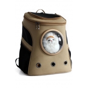 New Stylish Canvas Capsule Design Breathable Portable Outdoor Pet Backpack