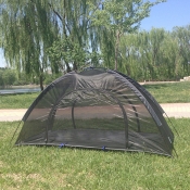 Anti-Mosquito Net Camping Bed 1-2 Persons 3 Season Outdoor Lightweight 2 Doors, Black