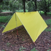 10-ft x 10-ft Outdoor Tent 1-2 Persons 3 Season Tarp Shelter Lightweight Waterproof Rip-Stop Cover Tent Green