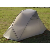 High Quality Double Layer Silicone 4-Season 2-Person Geodesic Camping Tent