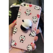 Cartoon Lovely Sweetheart Pandas Printed Soft Mobile Phone Case for iPhone
