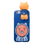 Cute Cartoon Bear Printed Silicone iPhone Case