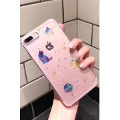 Lovely Cat Galaxy Printed Soft iPhone Case for iPhone