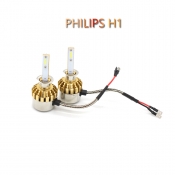 Philips P9 Car LED Headlight Bulbs H1 72W 7600LM 6000K LED, Pack of 2