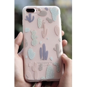New Trendy Chic Summer's Cactus Pattern iPhone Case