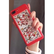 Fashion Color Block Pattern Soft Case for iPhone
