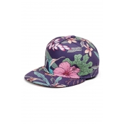 Hip Hop Style Chic Floral Pattern Outdoor Baseball Cap