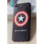 New Fashion Captain America Pattern Shatter-Resistant iPhone Case