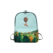 New Collection Cute Cartoon Printed Stylish Basic School Students Backpack