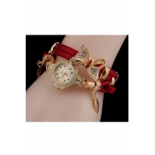 New Fashion Women's Chain Style Watch with Bow Pendant