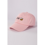 Hot Fashion Cute Bee Letter Embroidered Leisure Baseball Cap for Unisex