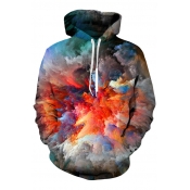 New Fashion Abstract Graphic Print Long Sleeve Hoodie