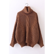 New Fashion Simple Long Sleeve Loose Pullover Sweater