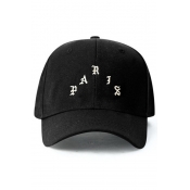 Popular Letter Embroidered Simple Casual Baseball Cap Sportive Hat