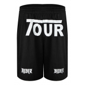 New Fashion Letter Print Casual Sport Shorts