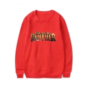 Hot Stylish Letter Pattern Round Neck Long Sleeves Pullover Sweatshirt