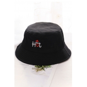 HOT Letter Embroidered Summer Bucket Hat