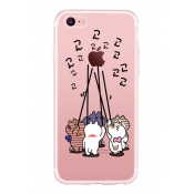 Lovely Cat Printed Mobile Phone Case for iPhone