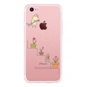 Cat Plants Printed Mobile Phone Case for iPhone