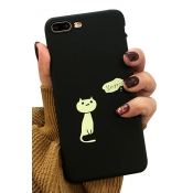 Lovely SLEEPY Letter Cat Printed Mobile Phone Cases for iPhone