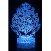 Unique Creative Harry Potter Series Design Remote Control Blue Night Lamp