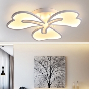 Petal Design Lighting Fixture Contemporary Metal 3/4/5 Lights LED Ceiling Light in Warm/White/Neutral