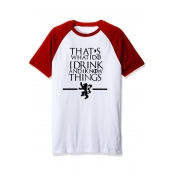 Game of Thrones Fashion Letter THAT'S WHAT I DO Raglan Sleeve Round Neck T-Shirt