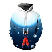 Fashion 3D Comic Character Printed Long Sleeve Sport Casual Hoodie