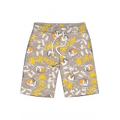 Natsume's Book of Friends Cartoon Cat Print Drawstring Waist Quick-Dry Breathable Swim Trunks