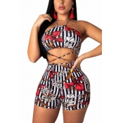 Womens Hot Fashion Sexy Foral Print Halter Neck Strap Back Slinky Romper for Night Club