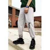 Men's Street Trendy Letter PERFECT Printed Elastic Cuffs Casual Loose Sweatpants