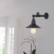 Cone-Shaped Sconce Wall Lights Industrial Vintage 1 Light Sconce Lights with Switch for Corridor