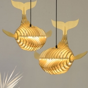 contemporary wooden pendant lights