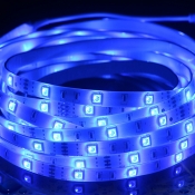 LED Music Light Belt Waterproof RGB Colorful Light Strip 5m 10m 15m 20m, White