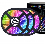 LED Bluetooth Light Belt Set 5050 RGB Waterproof Colorful with 40 Key Music Controller 5m 10m