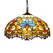 Ceiling Pendant Light Semicircular Shade Modern Style Glass Pendant Light Kit for Living Room