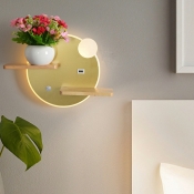 Wall Sconce Contemporary Style Acrylic Wall Mount Light For Living Room