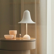 1-Light Nightstand Lamp Minimalism Style Geometric Shape Metal Warm Light Dining Table Light