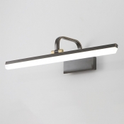 Contemporary Style Swing Arm Third Gear Bathroom Lighting Metal Led Lights for Vanity Mirror