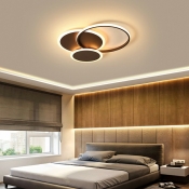 Flush Light Fixtures Modern Style Acrylic Flush Mount Ceiling Lighting Fixture for Living Room