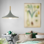 Modern Wood Suspended Lighting Fixture Minimalism Ceiling Suspension Lamp for Living Room