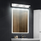 Modern Style Vanity Lighting Acrylic Bathroom Vanity Lighting in White